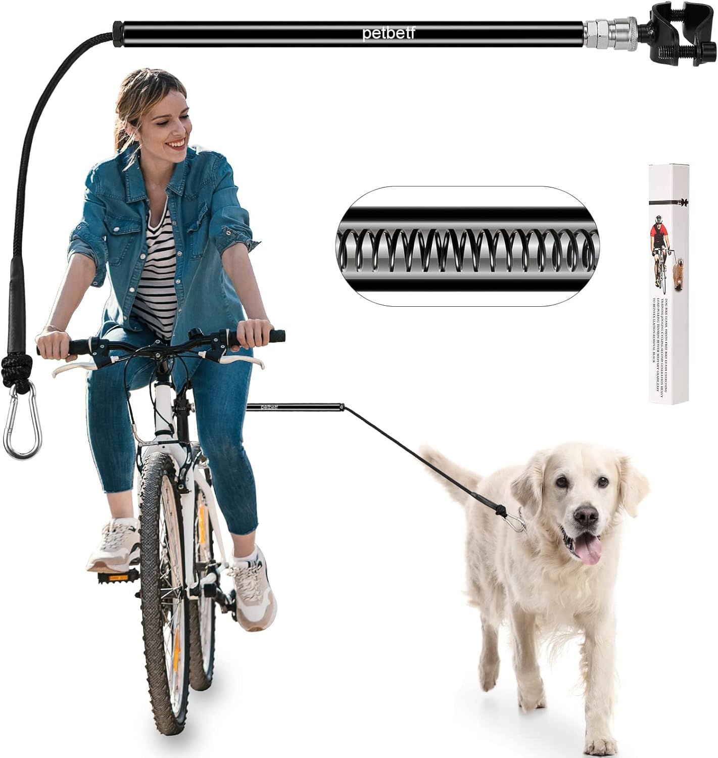 Dog Bike Leash Attachment for Hands Free Outdoor Adventures