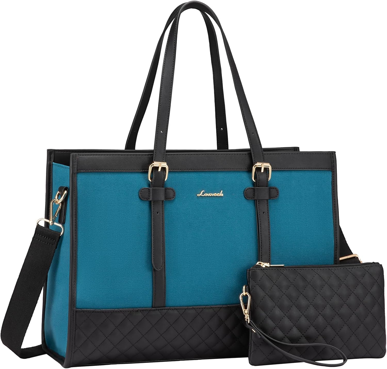 LOVEVOOK Laptop Bag for Women - Stylish 15.6 inch Tote