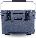 CAMP-ZERO 21 Quart Rotomolded Cooler - Bear-Proof Ice Chest with Cup Holders