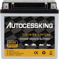 YTX14-BS Motorcycle Battery 12V 12Ah SLA AGM - Reliable Power