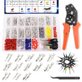 535PCS 26-Type Pin Connectors Kit with Crimping Pliers - Automotive