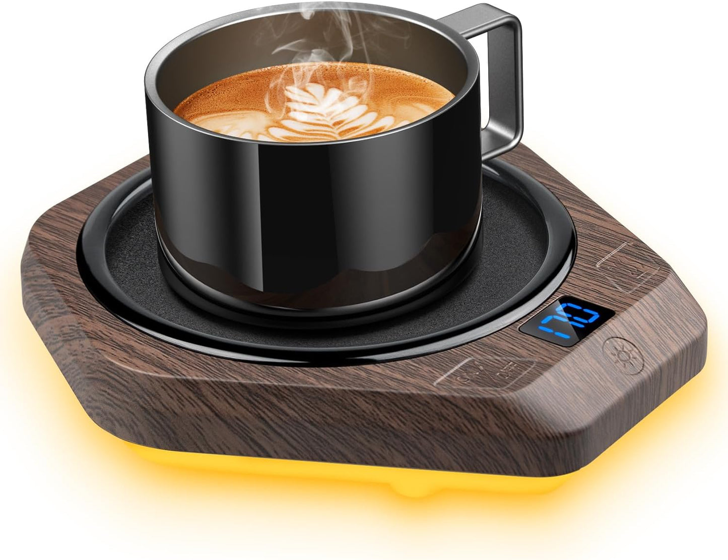 Smart Cup Warmer with 3 Temp Settings - Keep Beverages Hot!
