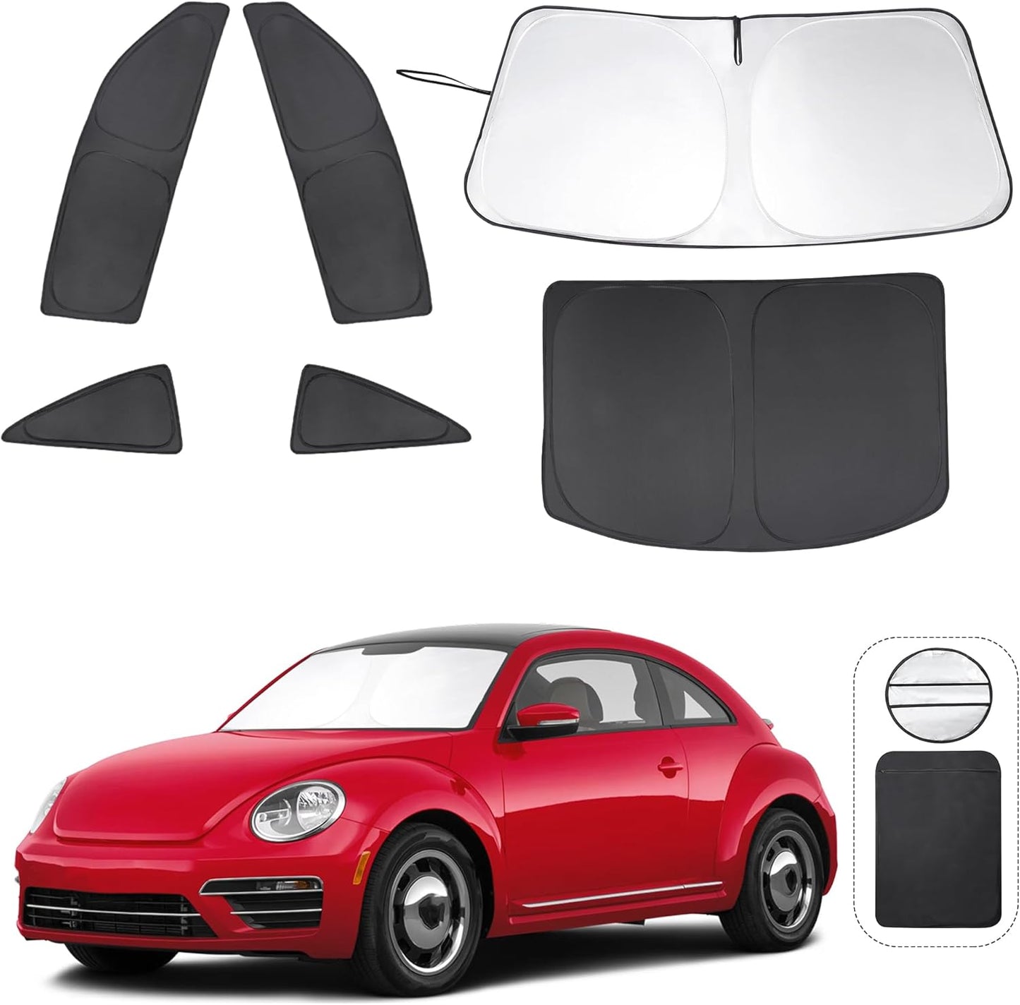Custom Fit Window Shades for Volkswagen VW Beetle 2012-2019