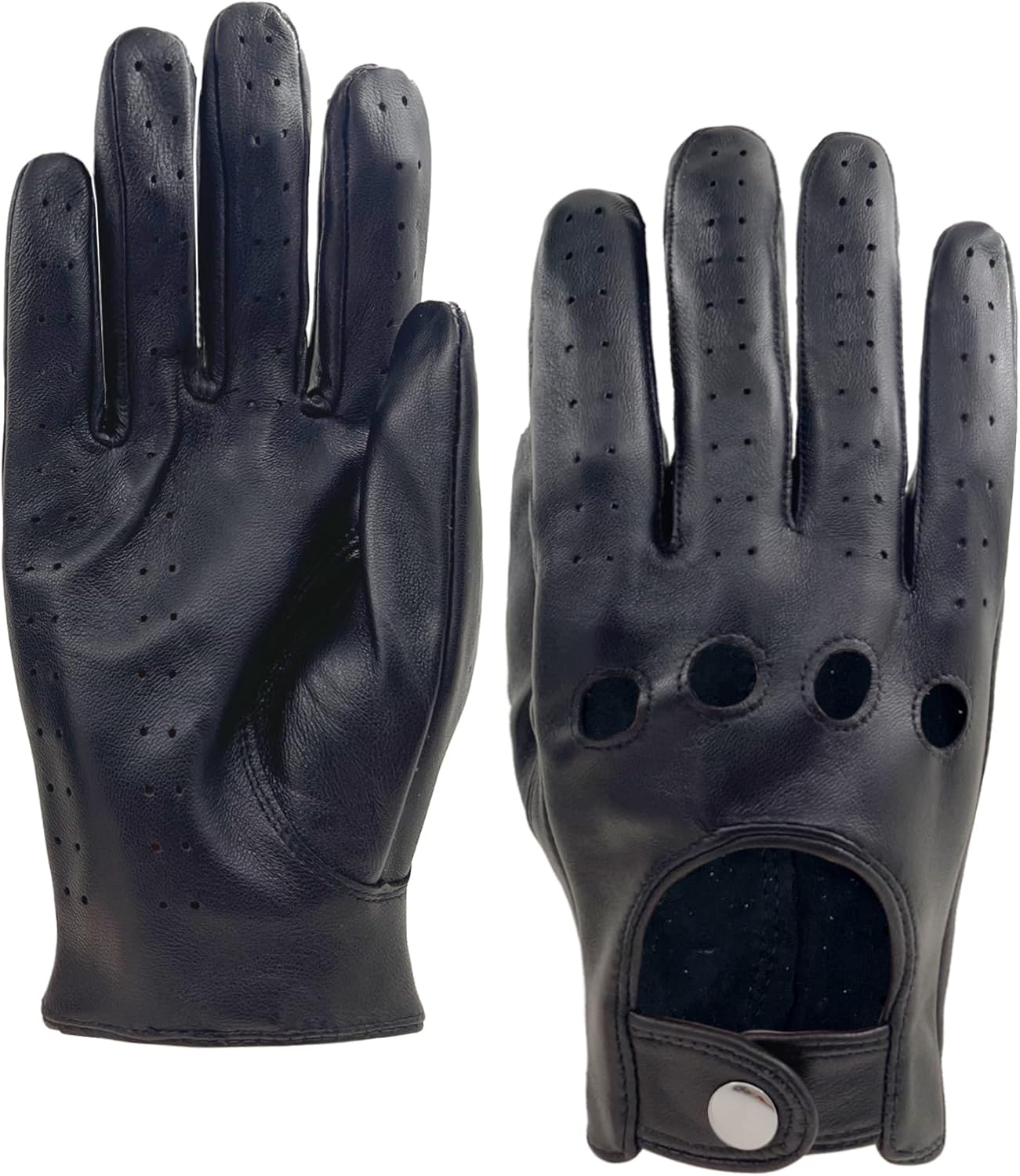 Touchscreen Lambskin Driving Gloves: Zjjseloru