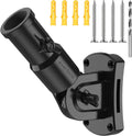 Heavy Duty T304 Stainless Steel Flag Pole Bracket - Adjustable 0-180