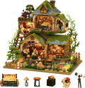 DIY Miniature House Kit with LED for Forest Adventure Lovers