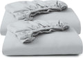 2 Pack 100% Egyptian Cotton Fitted Sheet King Size - Deep Pocket
