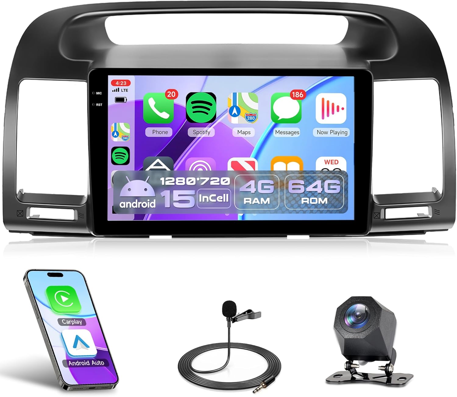 Upgrade Your Toyota Camry with Rimoody 9 Inch Car Stereo