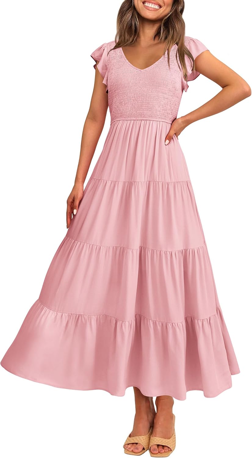 PRETTYGARDEN Women's Summer Flowy Maxi Dress for Every Occasion