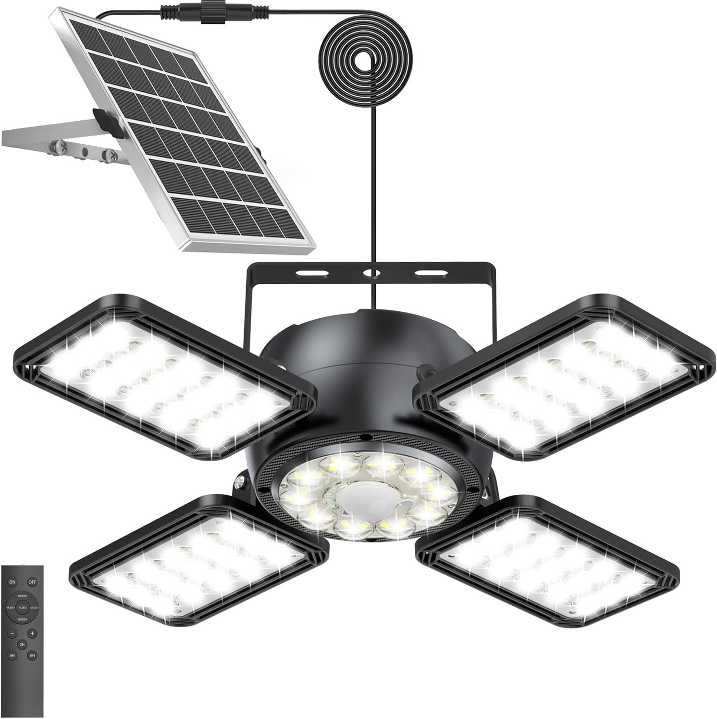 Solar Shed Light with Motion Sensor - 1200Lumen Brightness