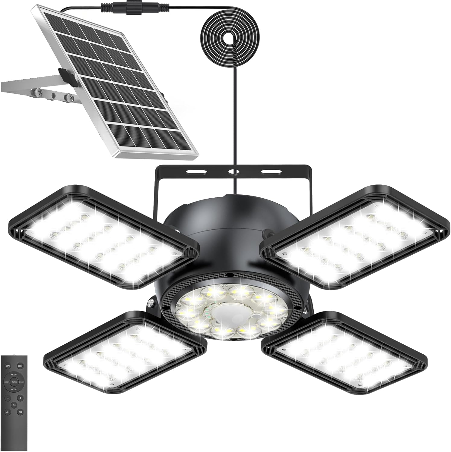 Solar Shed Light with Motion Sensor - 1200Lumen Brightness