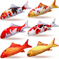 12 in Fish Plush Toy Pillow 6 Pack - Realistic Snuggle Cushions