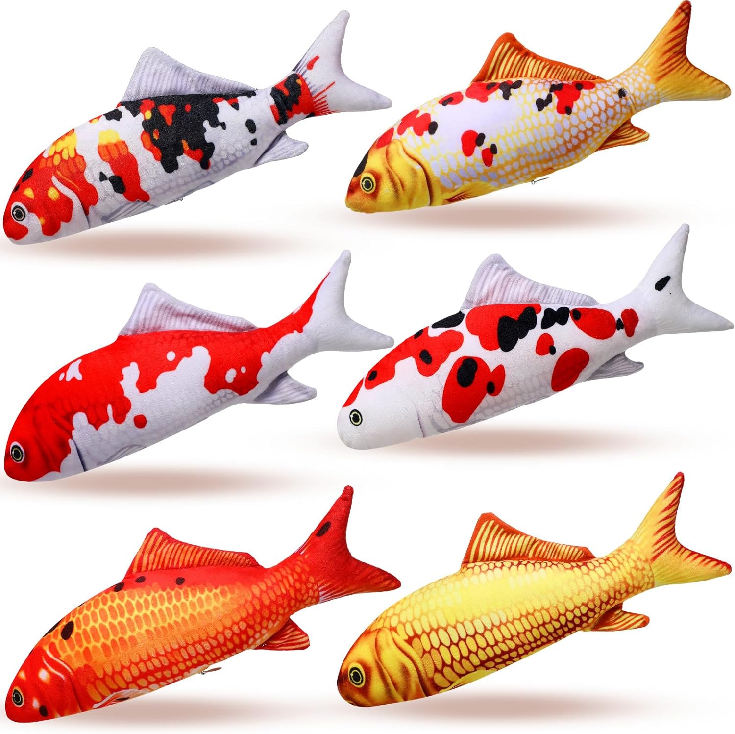 Realistic 12 Fish Plush Toy - Perfect Pet & Kids Gift