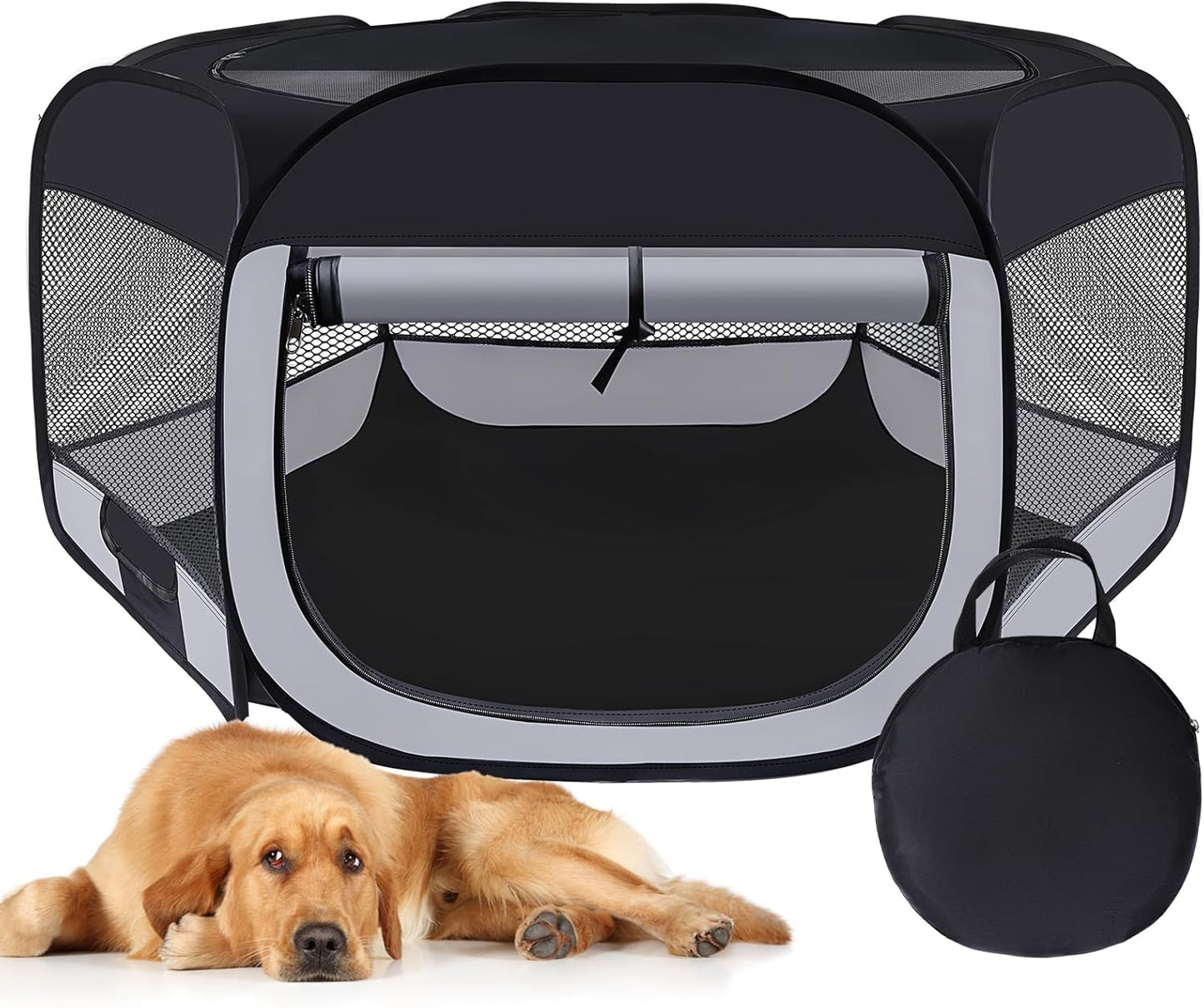 Portable Pet Playpen for Dogs and Cats - Safe and Durable