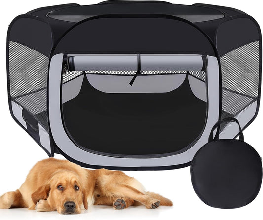 Portable Pet Playpen for Dogs and Cats - Safe and Durable