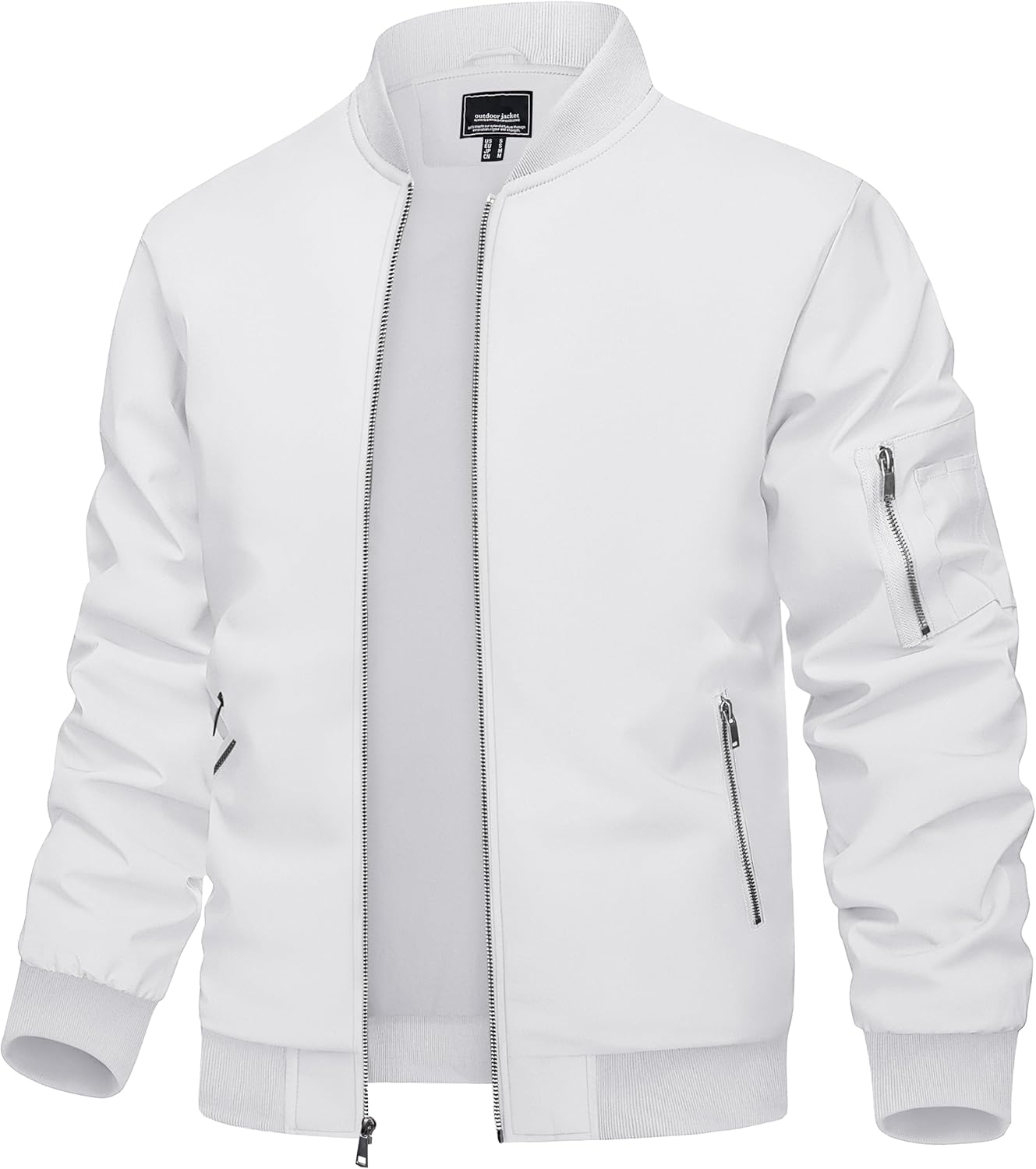 TACVASEN Men's Lightweight Bomber Jacket for Spring and Fall
