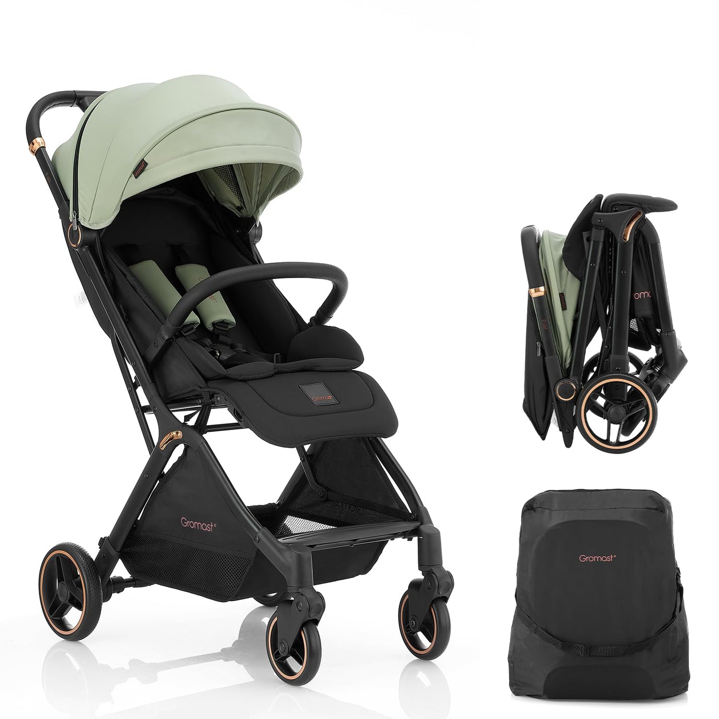 Gravity Folding Baby Stroller - Lightweight Travel Toddler Stroller