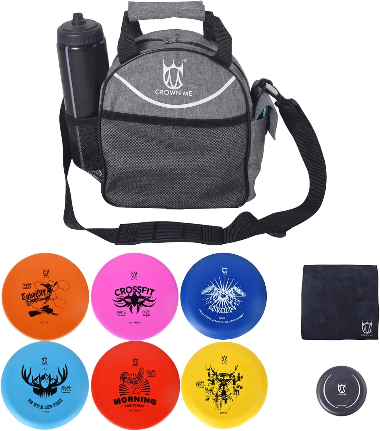 CROWN ME Disc Golf Set: Ultimate Starter Pack