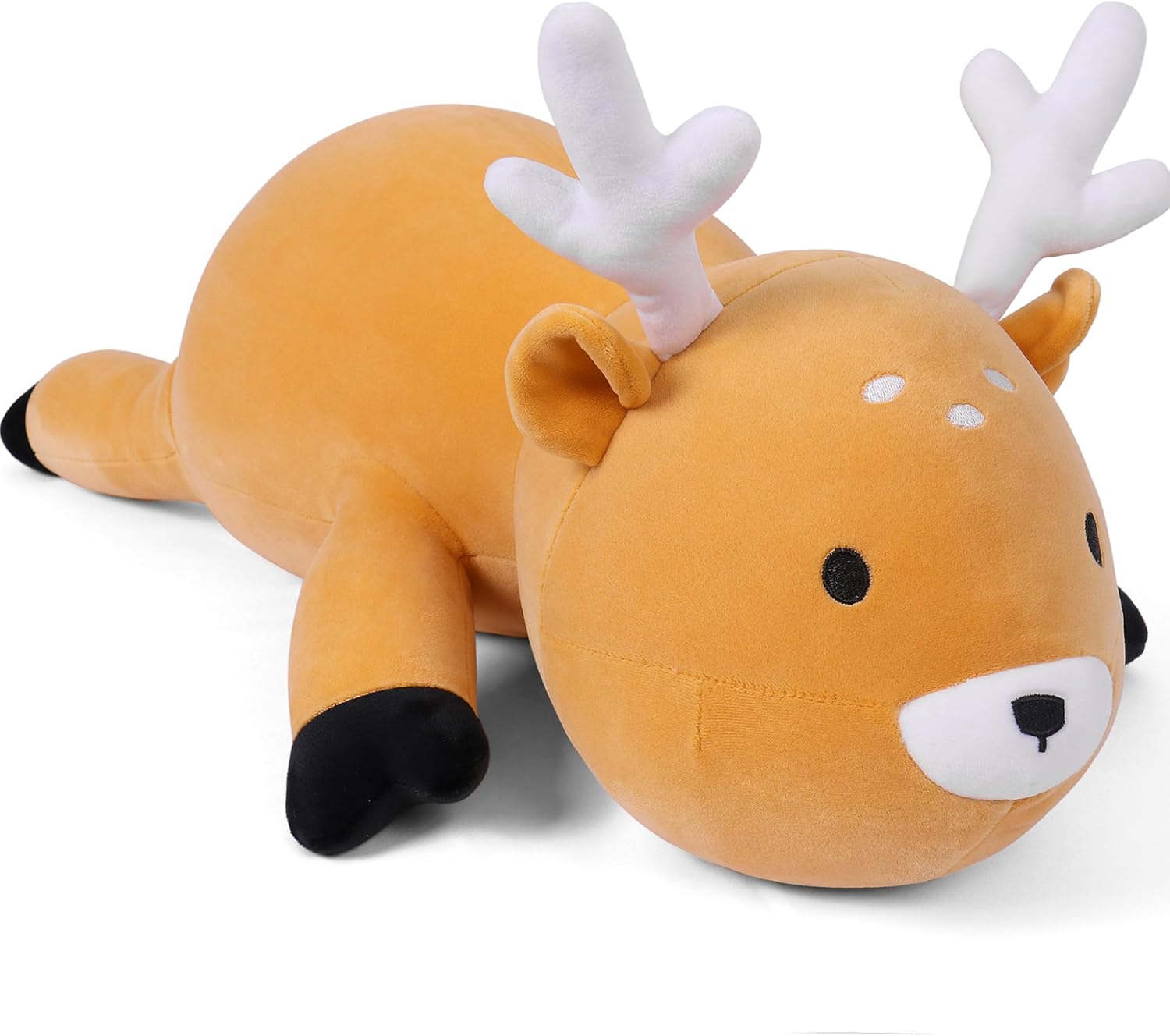 24in Weighted Deer Plush Toy - Soft and Huggable Comfort