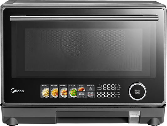 Midea 4-in-1 Microwave Air Fryer: 32 Auto Functions