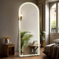 Arched Full Length LED Mirror 20in x 63in - Lighted Floor Mirror