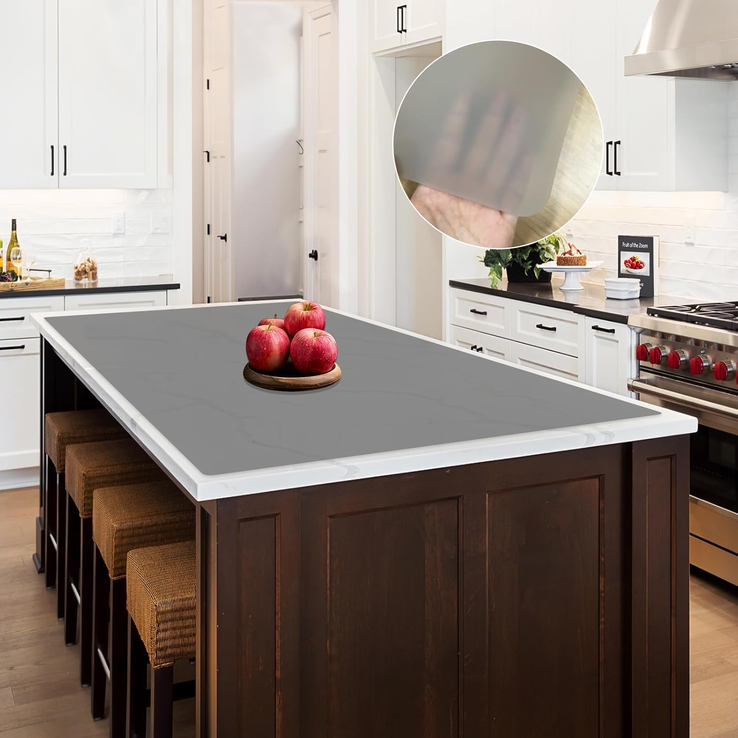 Large Silicone Mat 47.2x23.6 for Kitchen Counter Protection