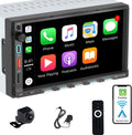 Double Din Car Stereo Compatible with Wireless Apple CarPlay Android