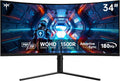 34 in UWQHD Curved Gaming Monitor 3440x1440 - Immersive 180Hz