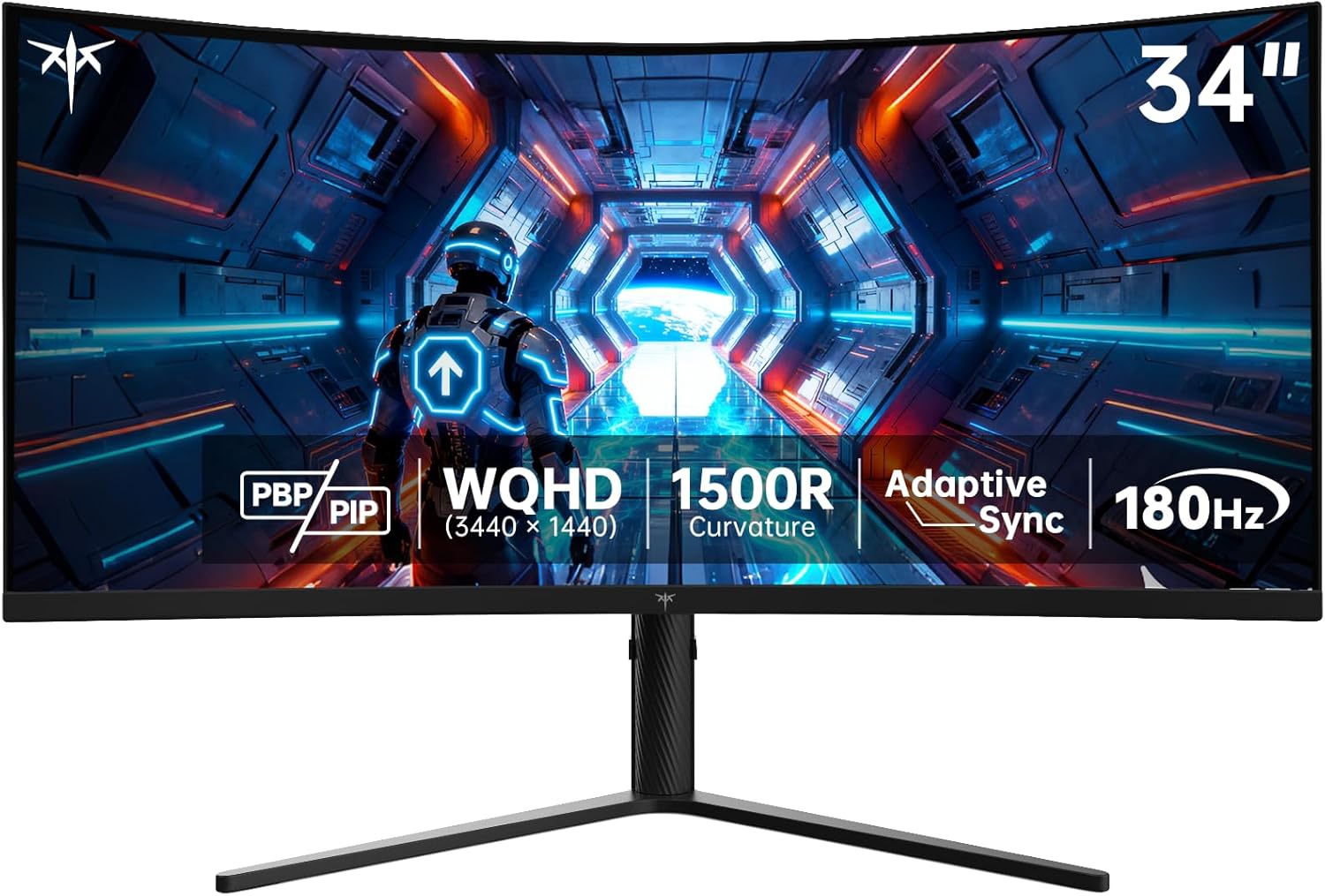 KTC 34 Inch UWQHD Curved Gaming Monitor for Immersive Gaming