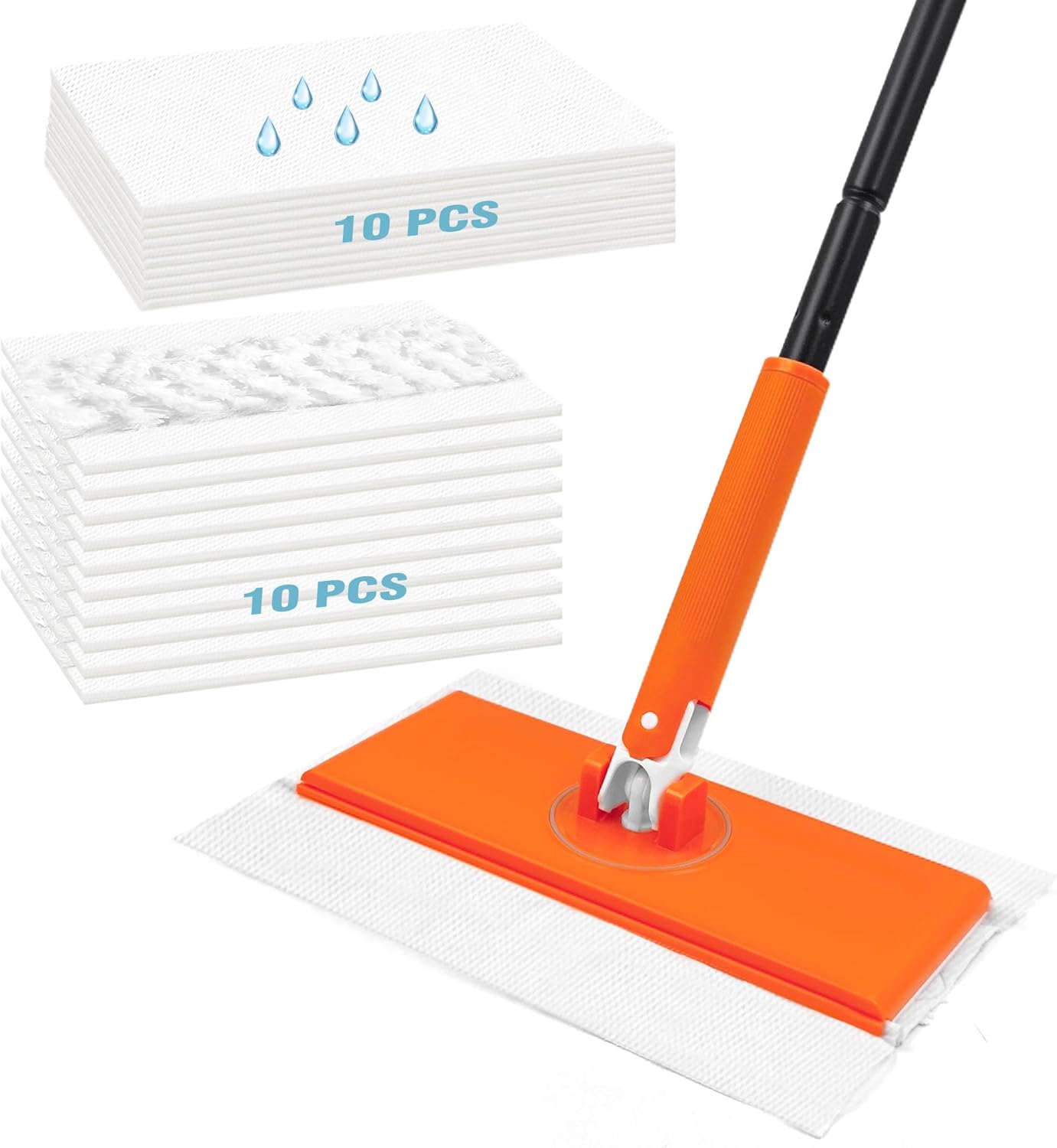JEHONN 2-in-1 Sweeper Mop Kit: Clean with Ease!