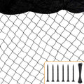 Bird Netting 50ft x 50ft 1 in Mesh Garden Netting - Heavy Duty