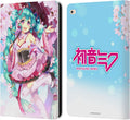 Hatsune Miku Sakura Graphics Leather Wallet Case for iPad Air 2