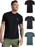 INTO THE AM Mens T Shirt with Logo - Soft Fitted Short Sleeve Tee