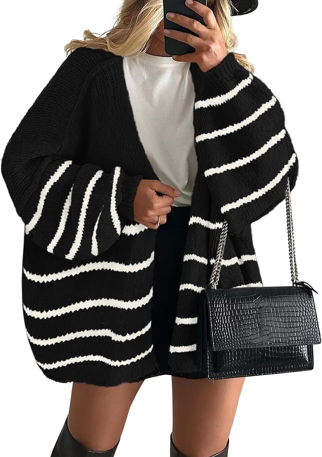 PRETTYGARDEN Womens Oversized Cardigan Sweaters for Fall Style