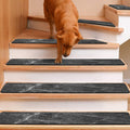 Non Slip Rubber Carpet Stair Treads for Wooden Steps Indoor