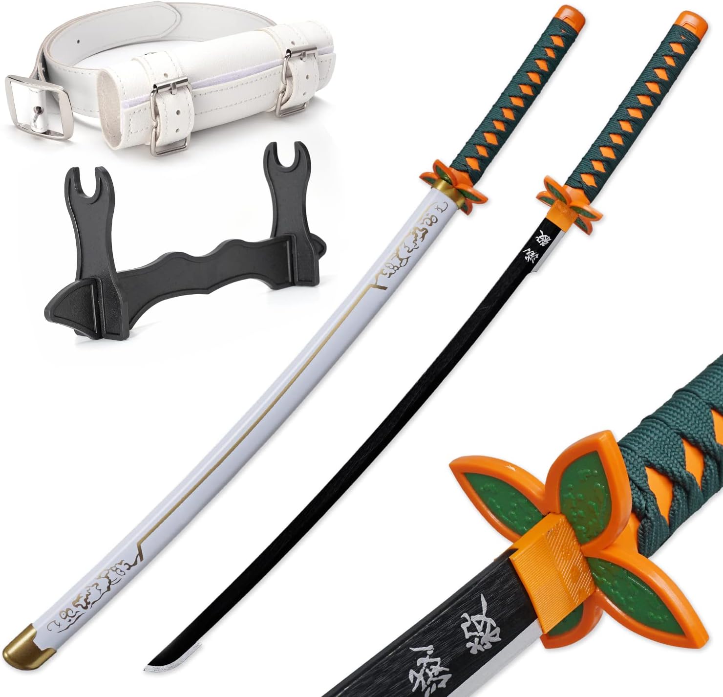 Zisu Demon Katana Sword for Cosplay 41in Safe Replica