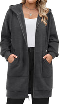 IN'VOLAND Women Plus Size Zip Up Hoodies for Comfort