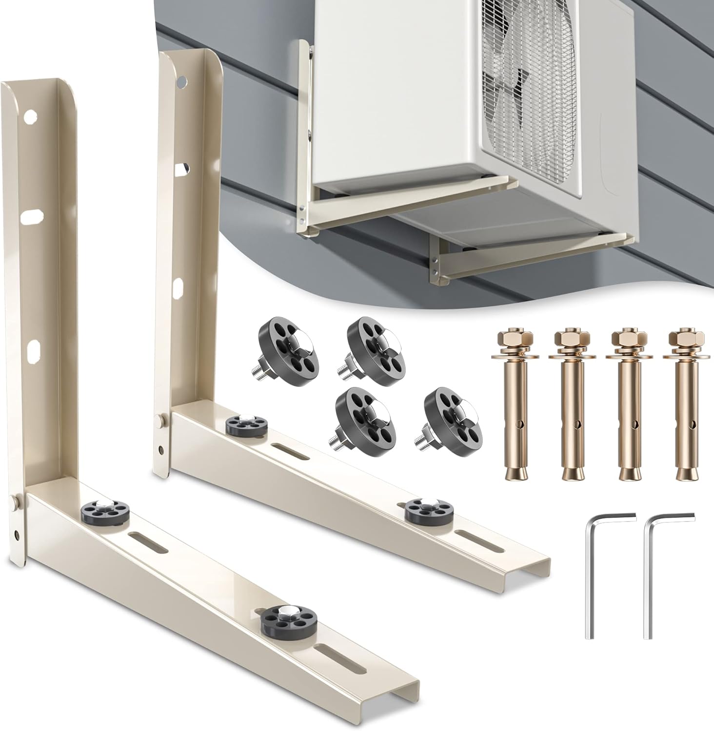 Universal Mini Split Bracket: Supports 330 lbs!