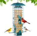 Squirrel Proof Metal Bird Feeder - Weight Activated, Removable Base