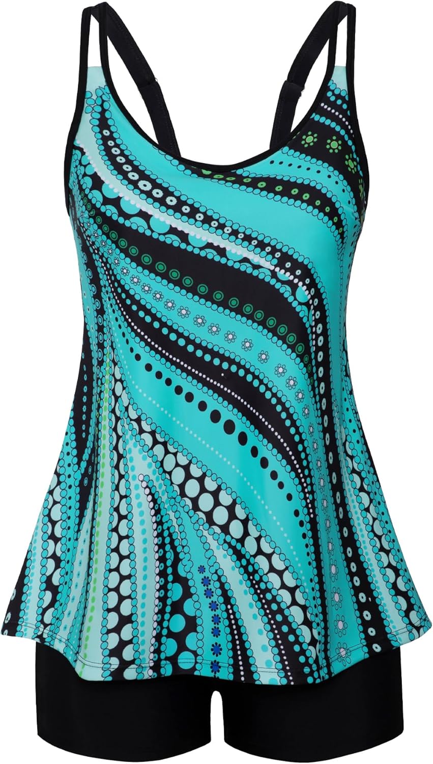 Arolina Tankini Swimsuits for Women with Tummy Control