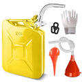 5 Gallon Metal Fuel Can with Spout and Handle - Leak Proof Steel