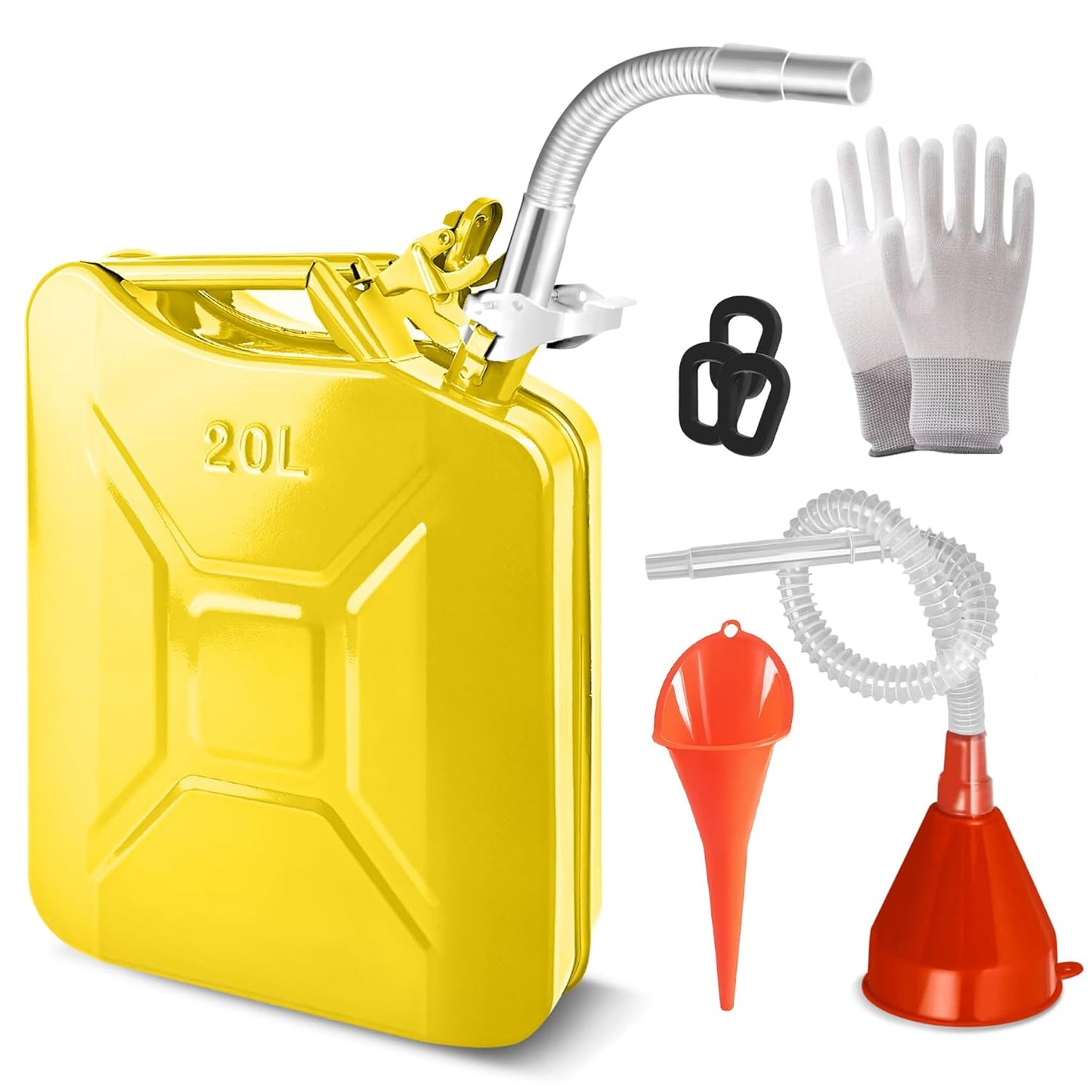 5 Gallon Container Metal Can with Spout System for Easy Use