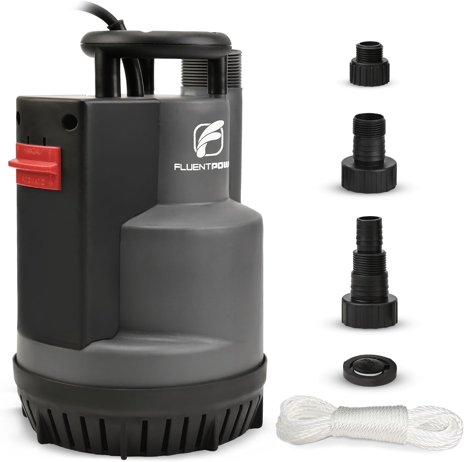 FLUENTPOWER 3/4HP Submersible Sump Pump for Efficient Draining