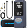 AVAPOW AP18 Portable Tire Inflator 150 PSI - Fast Cordless Pump