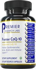 CoQ10 100mg Capsules - Ubiquinone Coenzyme Q10 with MCT Oil