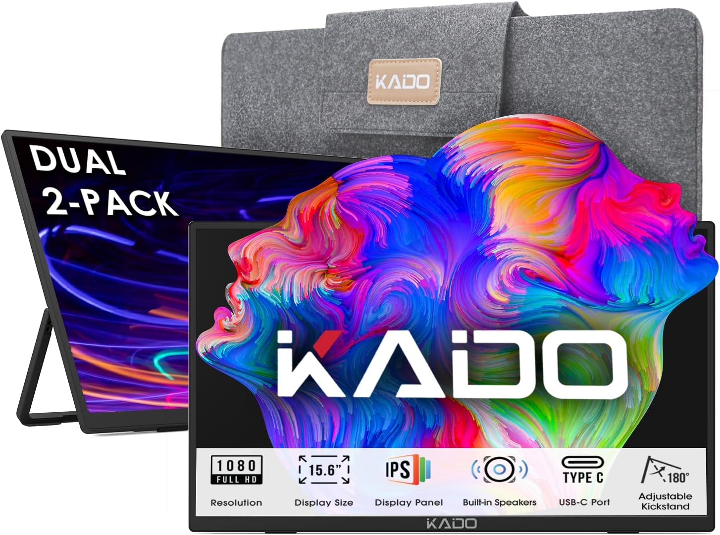 Boost Your Productivity with Kado Dual Monitors!