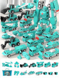 Magnetic Transform Engineering Car Assembled Toys - Creative STEM Play