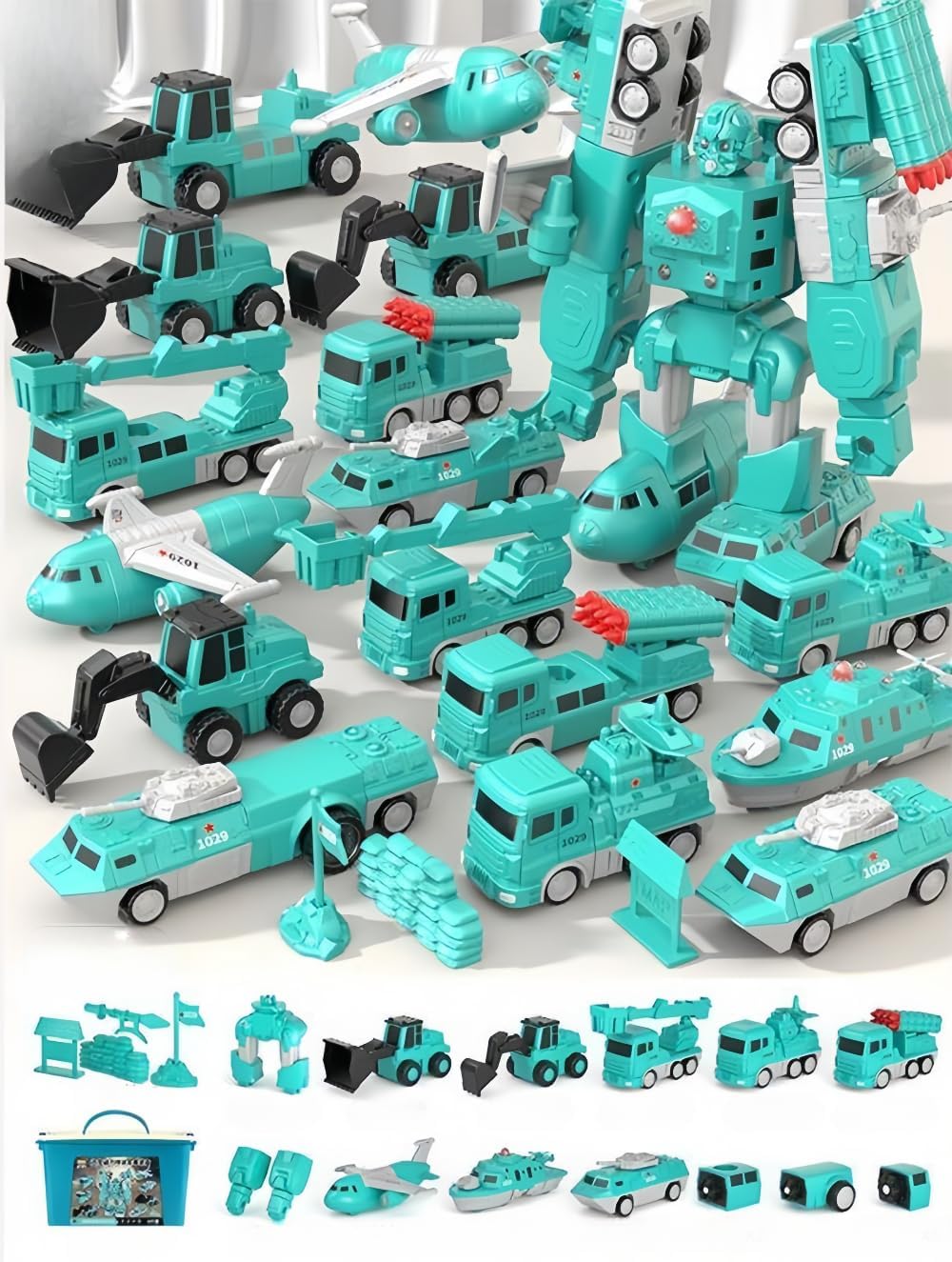 Magnetic Transform Engineering Car Assembled Toys for Kids