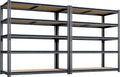 72H Storage Shelves Heavy Duty 5-Tier Garage Shelving - 2200 lb
