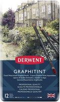 Derwent Graphitint Pencils in Metal Tin for Vibrant Artistry